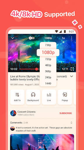 Bubble Player - Videos & Music screenshot 4