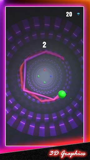 Tunnel : 3D Color Ball screenshot 6