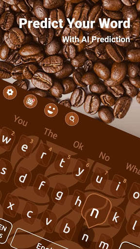 Coffee Bean Keyboard Theme screenshot 2
