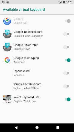 Wolof Keyboard Lite screenshot 2