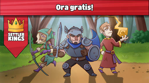 Settler Kings: Puzzle e Gioco di Guerra di Massa screenshot 7