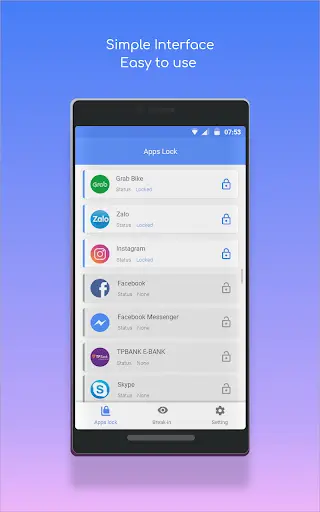 Click AppLocker - Lock Apps, PIN & Pattern Lock screenshot 2