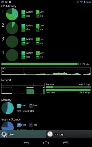 SystemPanelLite Task Manager 7 تصوير الشاشة