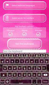 Black and Pink Keyboard Theme screenshot 7