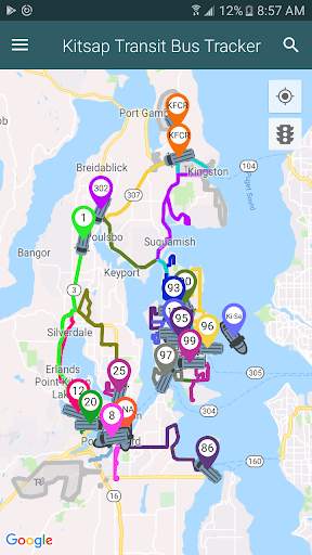 Kitsap Transit Tracker screenshot 2