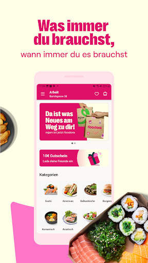 foodora AT Essen bestellen screenshot 2