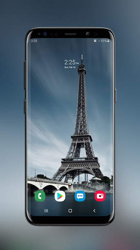 Girly Eiffel Tower Wallpaper screenshot 7