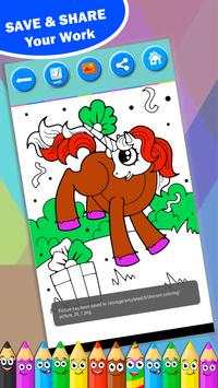 Unicorn Magic Coloring Book screenshot 6