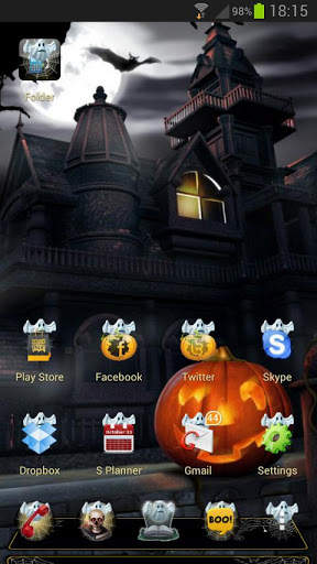 Next Launcher Halloween Theme screenshot 1