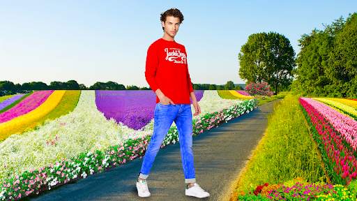 Flower Hill Pics Editor-Frames screenshot 2