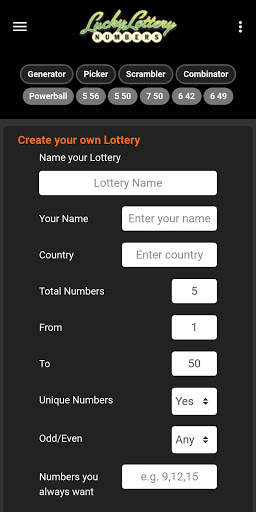 Lucky Lottery Number Generator screenshot 8