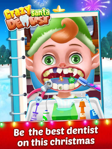 Crazy Santa Dentist - Doctor Surgery Games screenshot 2
