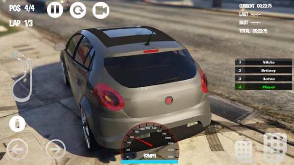 Car Racing Fiat Game screenshot 2