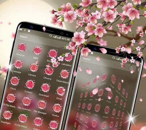 Sakura Launcher Theme screenshot 2