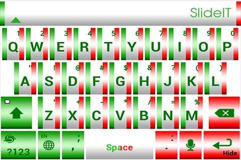 SlideIT Italy Skin screenshot 4