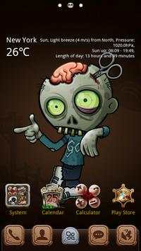 Zombie GO Launcher Theme screenshot 1