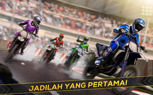 Real Sepeda Motor Cross: Balap screenshot 18