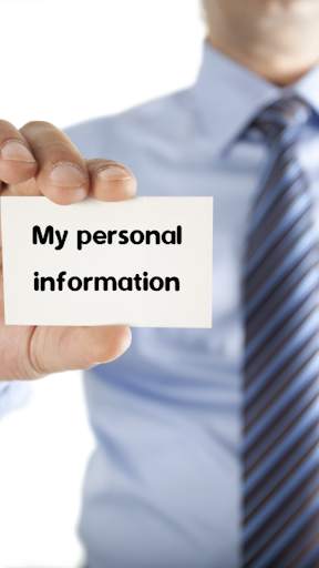 My Personal Information screenshot 1