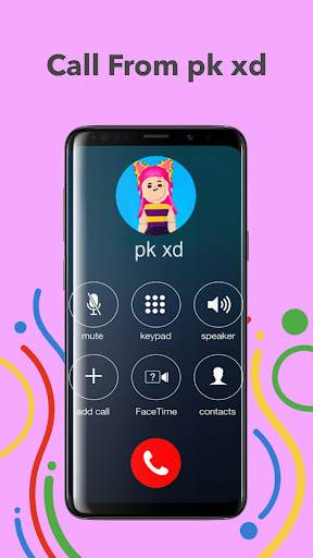 Game Fake Call From pk xd Simulator screenshot 2
