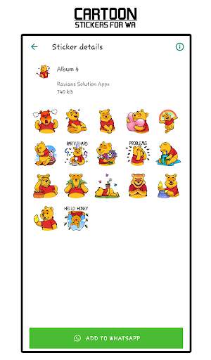Funny Cartoon Stickers for WhatsApp screenshot 3