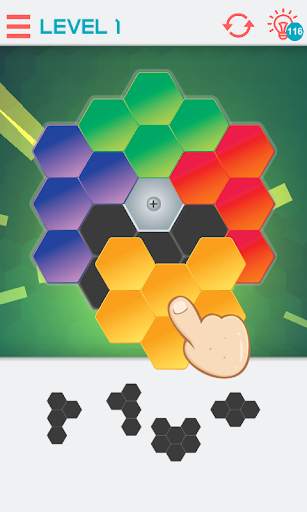Hexagon Graph: Geometry Puzzle скриншот 3