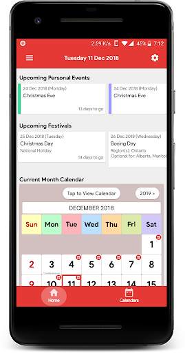 Canada Calendar - Holiday & Note (Calendar 2021) screenshot 6
