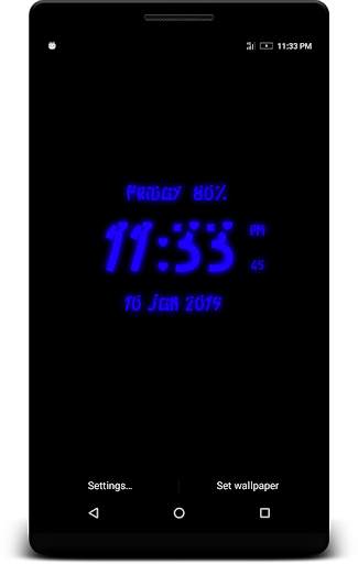 Love Digital Clock Live Wallpaper screenshot 6