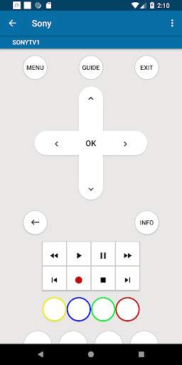 Sony Remote Control screenshot 6