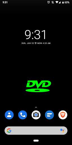 Bouncing DVD Screensaver Live Wallpaper screenshot 2