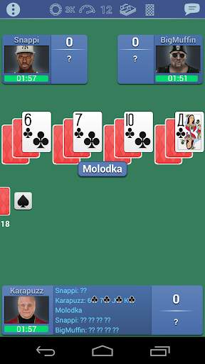 Burkozel card game online screenshot 5