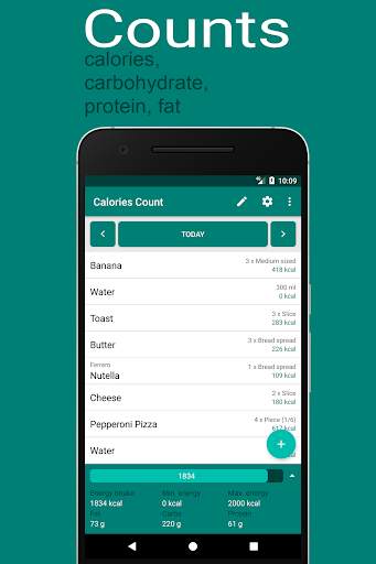 CC Calorie Counter screenshot 2