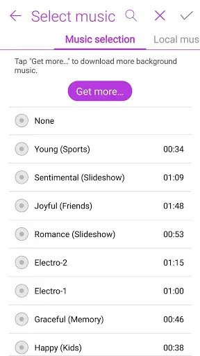 MiniMovie - Free Video and Slideshow Editor screenshot 6