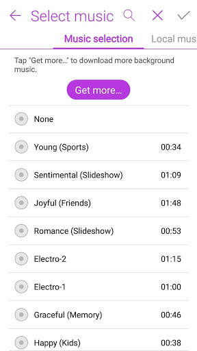 MiniMovie - Free Video and Slideshow Editor screenshot 6