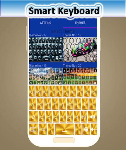 New Smart Keyboard-Plus Beautiful Themes & Emoji screenshot 1