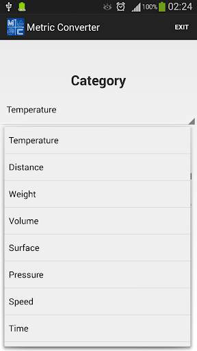 Metric Converter screenshot 2