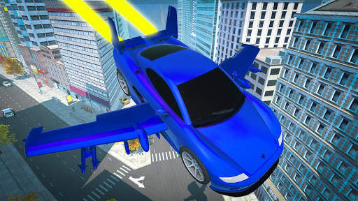 Real Light Flying Car Racing Sim, jogo 2020 screenshot 4