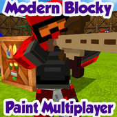 Modern Blocky Paint Online icon