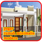 Desain Pagar Rumah Minimalis Modern icon