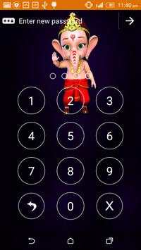 Bal Ganesh App Lock Theme screenshot 3