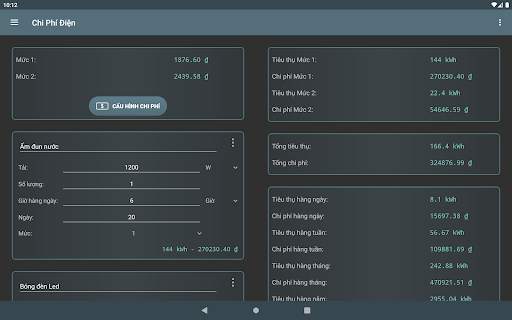 Chi Phí Điện screenshot 7