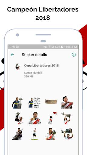 Stickers de River para WhatsApp - No Oficial screenshot 3