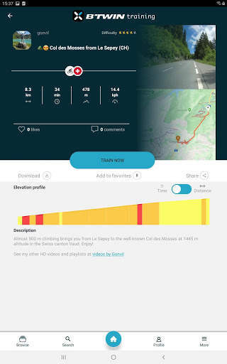 B'TWIN Training screenshot 2