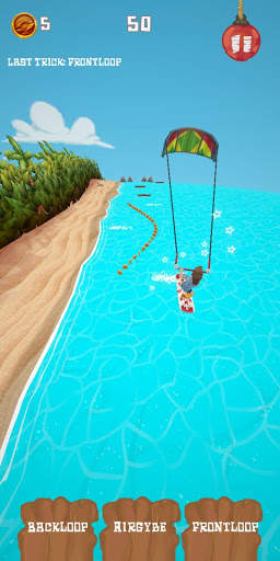 Kite Game - Daredevil Dan Flexifoil Kitesurf Sport screenshot 6