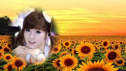 sunflower photo frames costume montage editor screenshot 4
