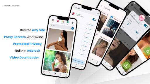 SecureX - Safe Proxy Browser screenshot 1