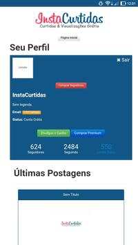InstaCurtidas - Curtidas Instagram screenshot 4