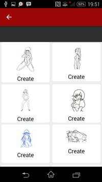how to draw sexi girl anime screenshot 2