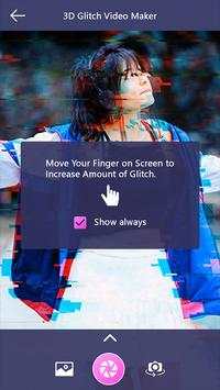 3D Glitch Video Maker - Glitch Photo Effects screenshot 1