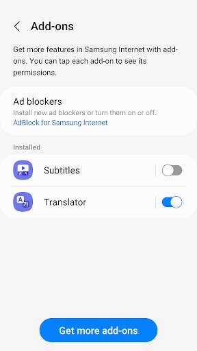 Samsung Internet Browser Beta screenshot 6