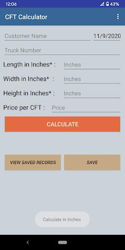 CFT calculator - cubic feet screenshot 5